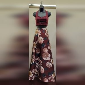 🔥2-Piece Sz 0 Formal Gown